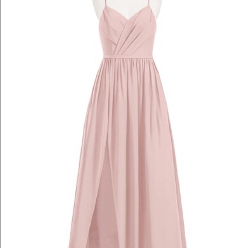 Azazie Cora Dusty Rose Dress